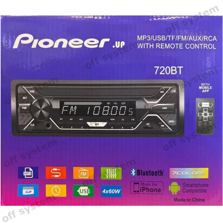 پخش پایونیر مدل 720bt