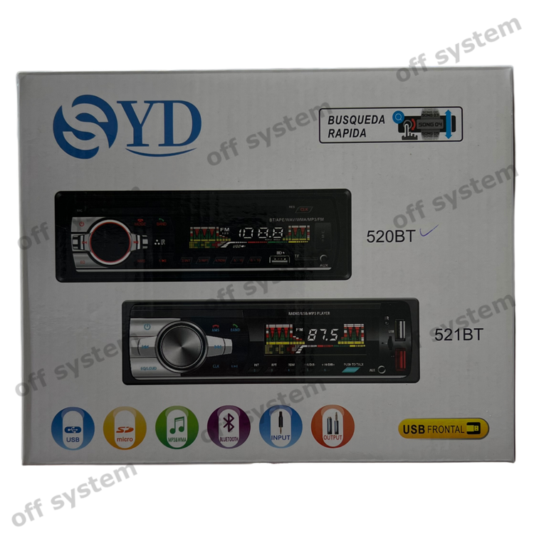 پخش خودرو syd مدل 520bt بلوتوث دار