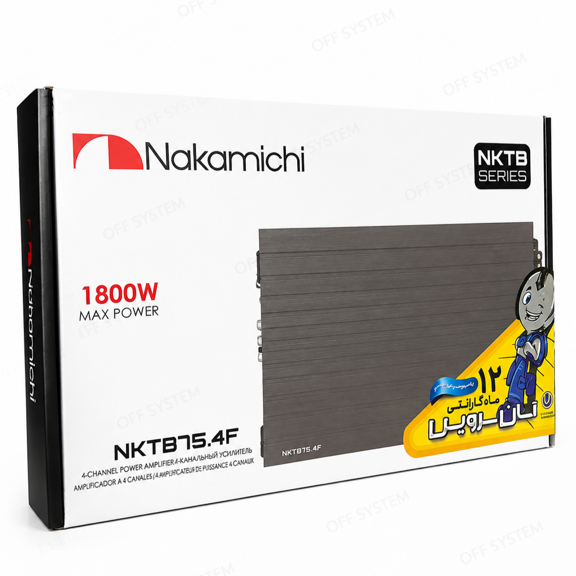 آمپلی فایر ناکامیچی 4×75 مدل NKTB75.4F